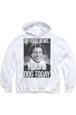Elf Must Love Dogs Adult Pull Over Hoodie / Hooded Sweatshirt
