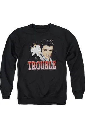 Elvis Presley Trouble Adult Crewneck Sweatshirt