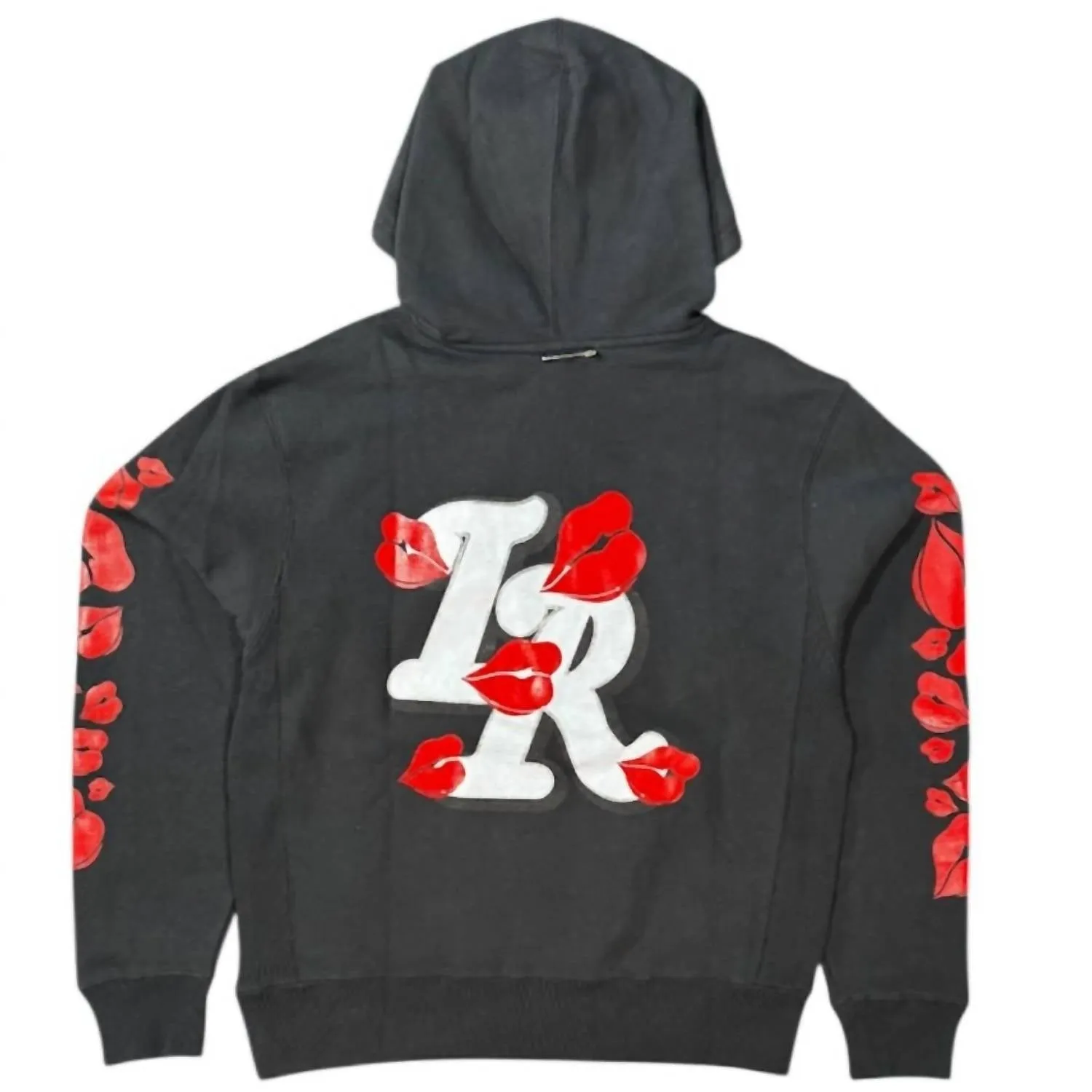 Essential Graphic Hoodie In Black