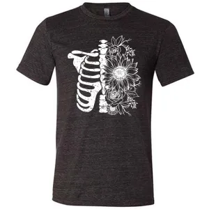 Floral Ribcage Shirt Unisex