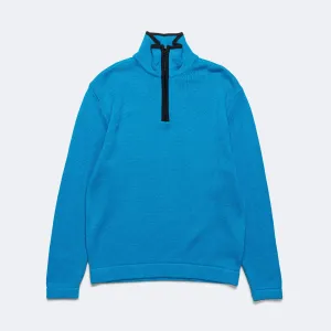 Funnel Neck Sweater - Aqua
