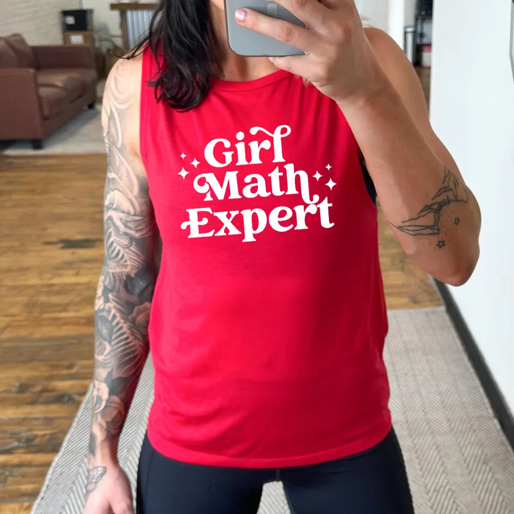 Girl Math Expert Muscle Tank