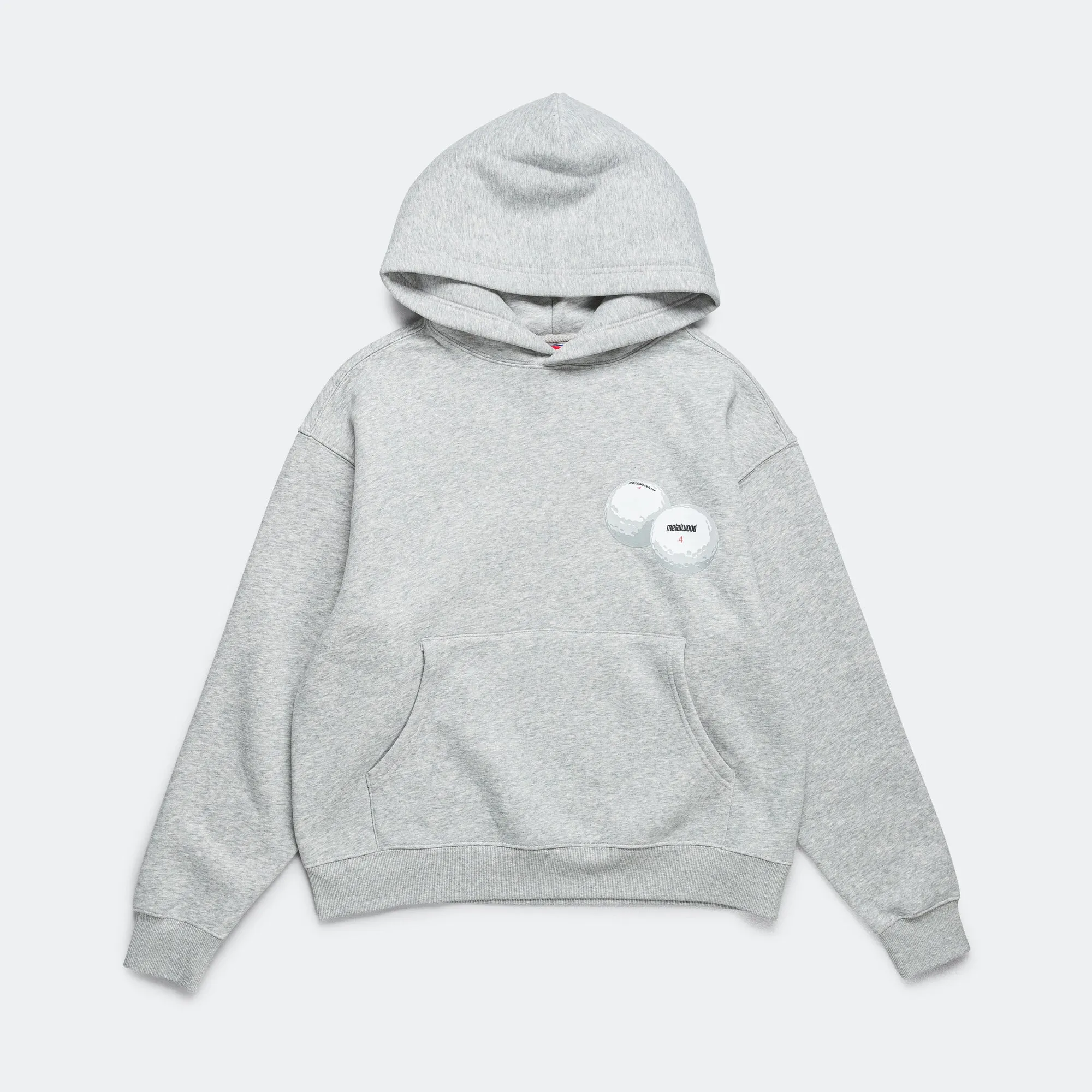 Grab Your Balls Hooded Sweatshirt - Heather Grey
