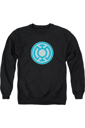 Green Lantern Blue Symbol Adult Crewneck Sweatshirt