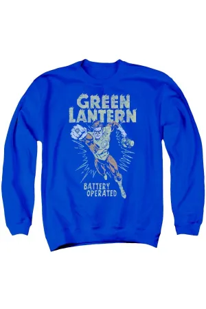 Green Lantern Fully Charged Adult Crewneck Sweatshirt