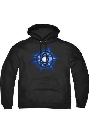 Green Lantern Indigo Glow Adult Pull Over Hoodie / Hooded Sweatshirt