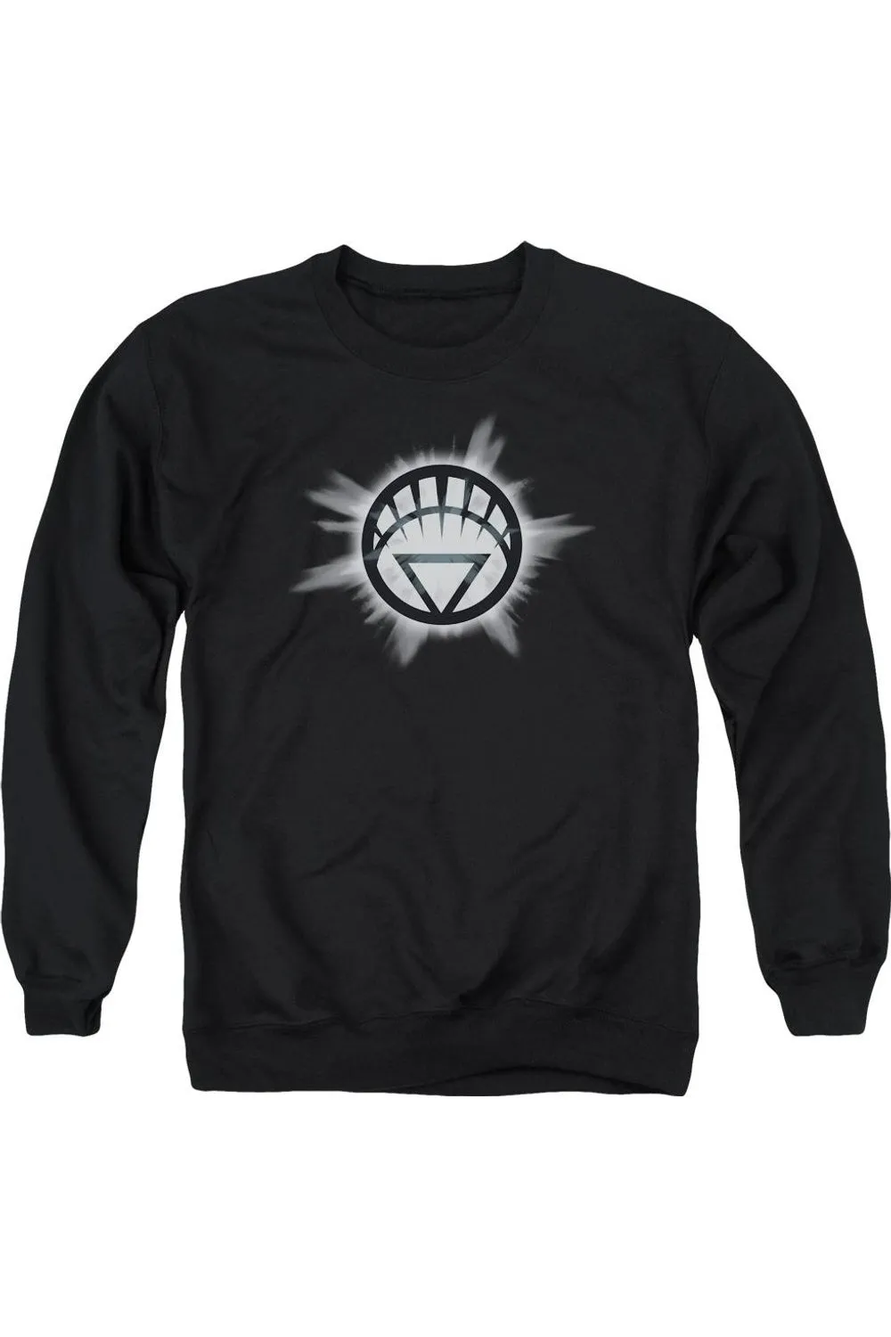 Green Lantern White Glow Adult Crewneck Sweatshirt