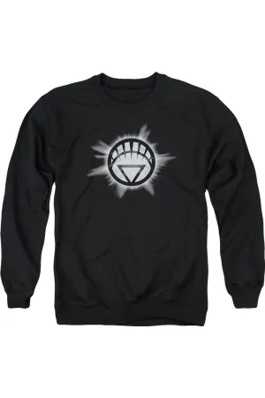 Green Lantern White Glow Adult Crewneck Sweatshirt