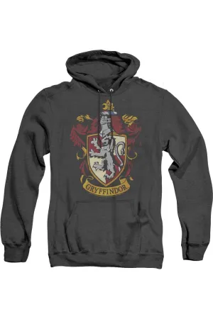 Harry Potter Gryffindor Crest Adult Heather Hoodie / Hooded Sweatshirt