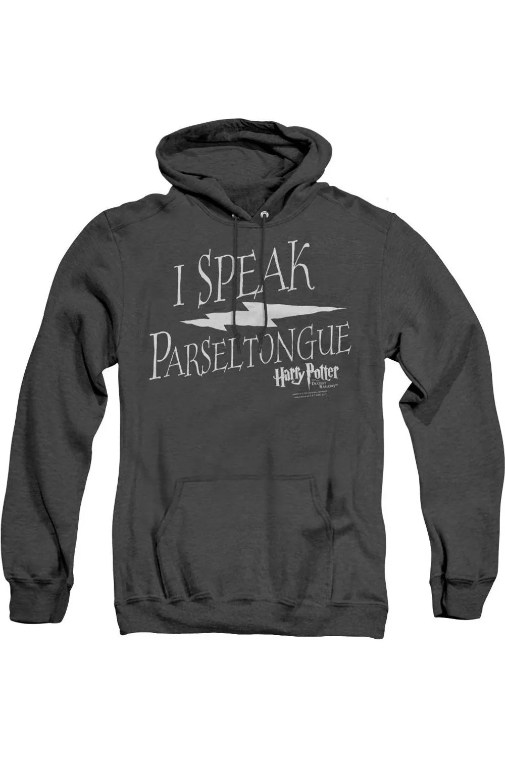 Harry Potter I Speak Parseltongue Adult Heather Hoodie / Hooded Sweatshirt
