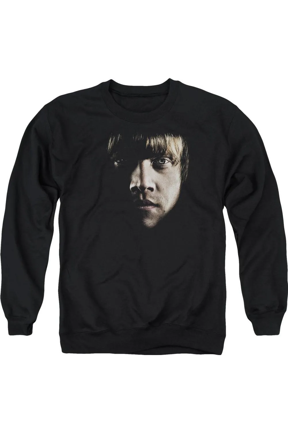 Harry Potter Ron Poster Head Adult Crewneck Sweatshirt
