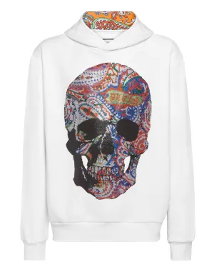 Hoodie sweatshirt Paisley Strass