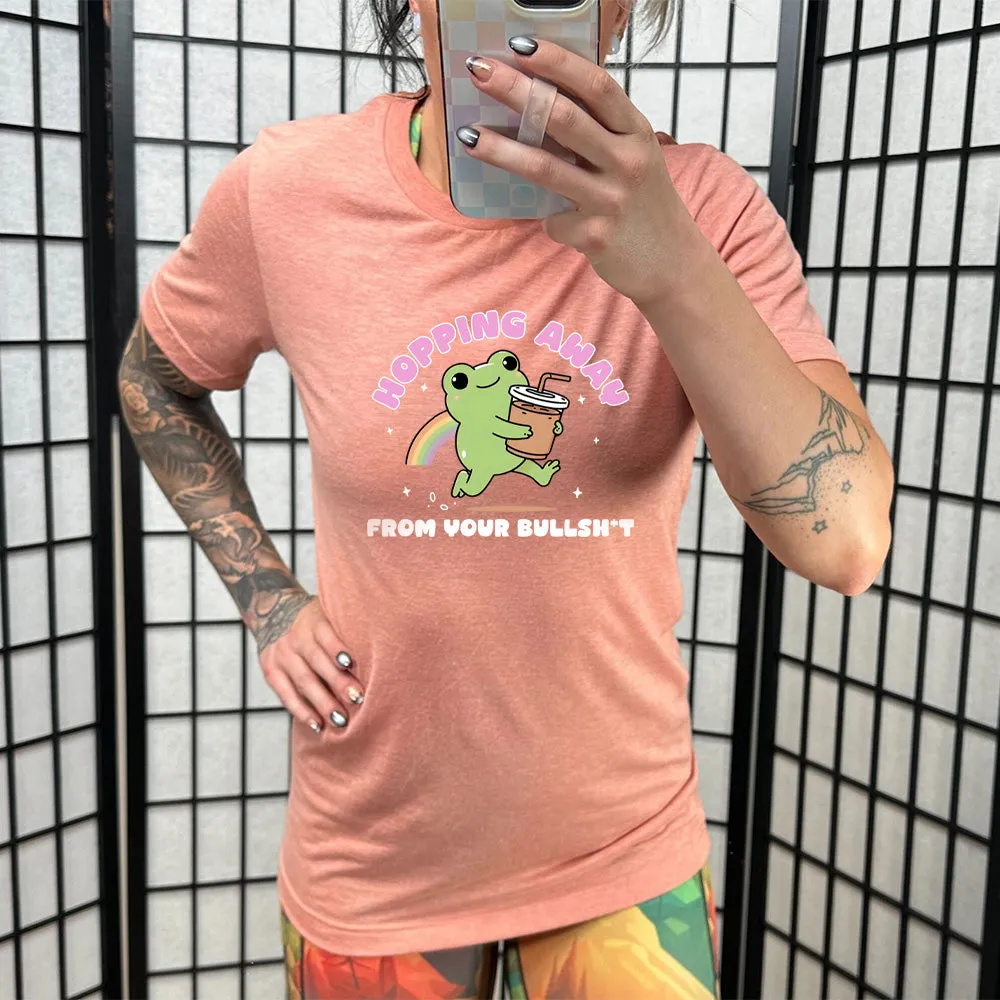 Hopping Away From Your Bullshit Shirt Unisex