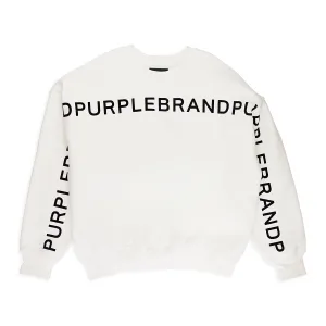 HWT FLEECE CREWNECK OFF WHITE HOODIES & SWEATSHIRTS