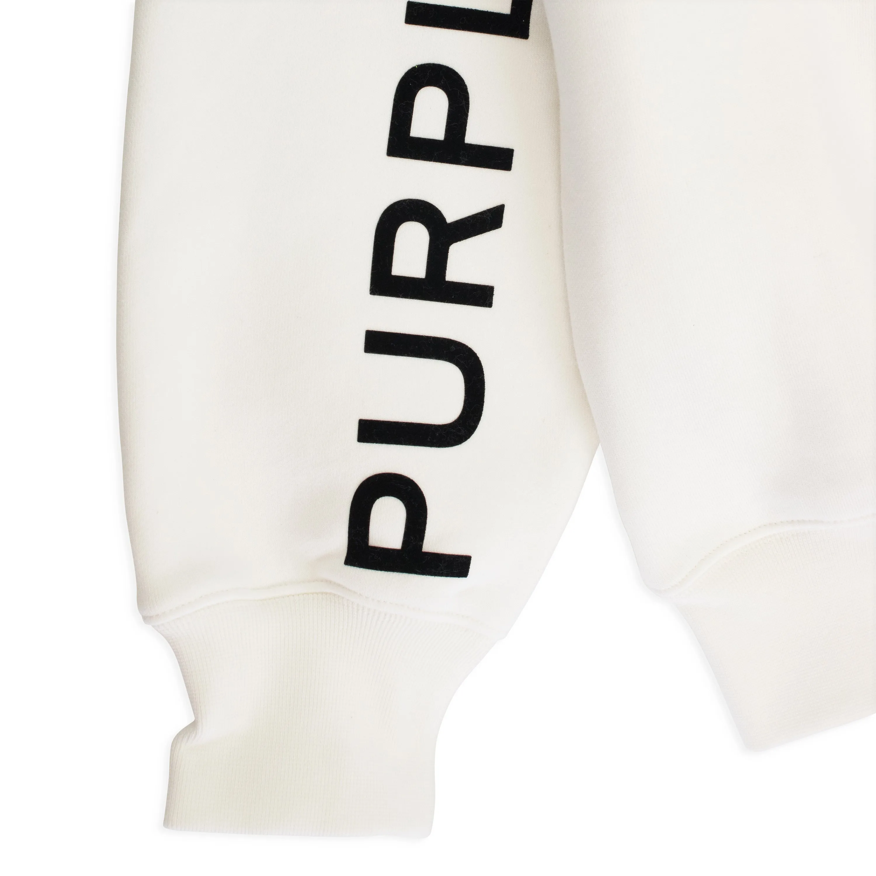 HWT FLEECE CREWNECK OFF WHITE HOODIES & SWEATSHIRTS