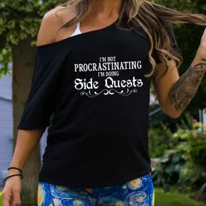 I'm Not Procrastinating I'm Doing Side Quests | Slouchy Tee