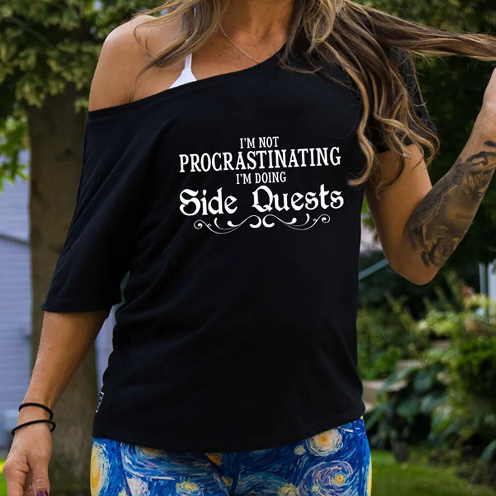 I'm Not Procrastinating I'm Doing Side Quests | Slouchy Tee