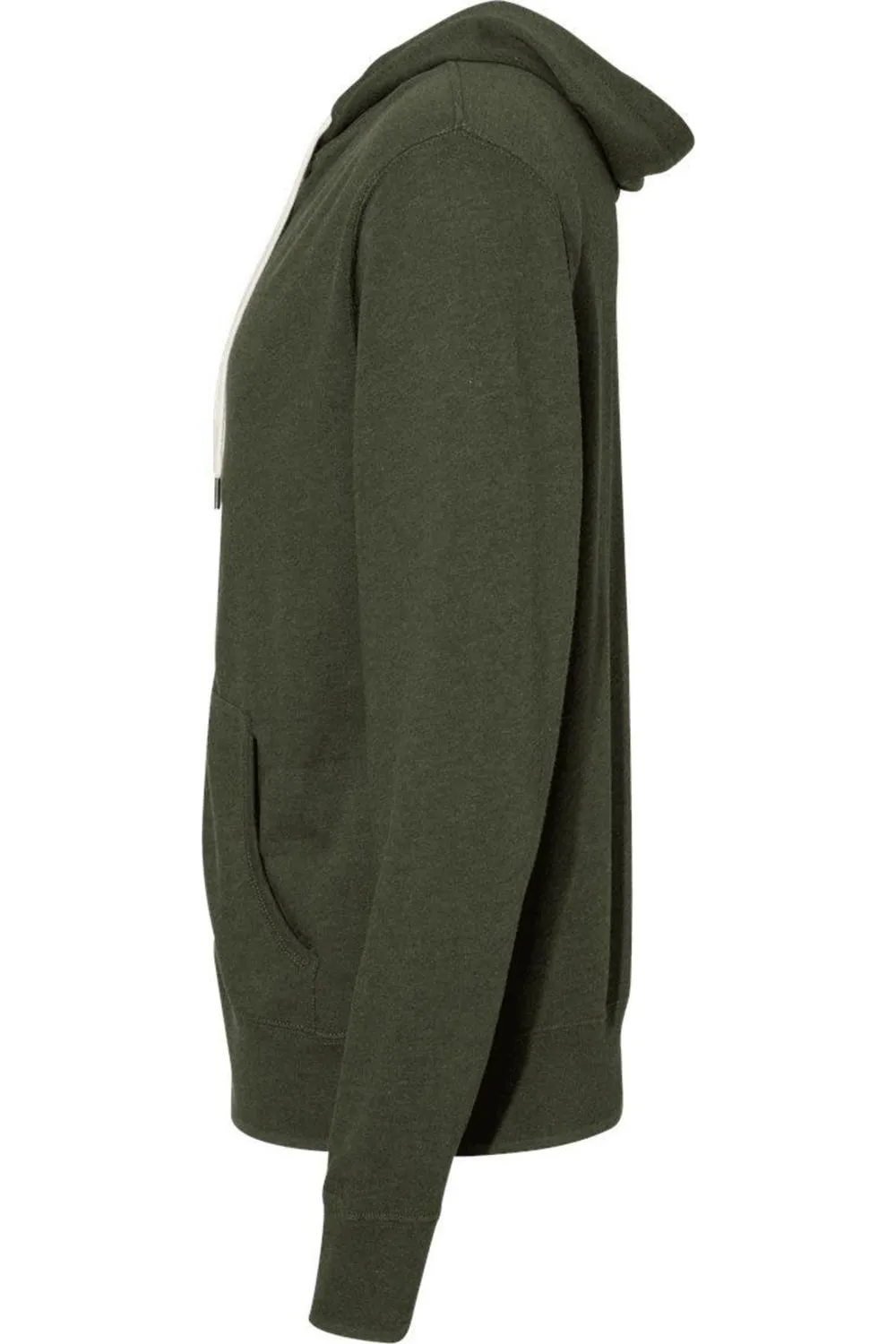 Independent Trading Co. Heathered French Terry Full-Zip Hooded Sweatshirt
