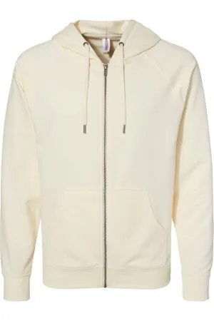 Independent Trading Co. Icon Lightweight Loopback Terry Full-Zip Hooded Sweatshirt