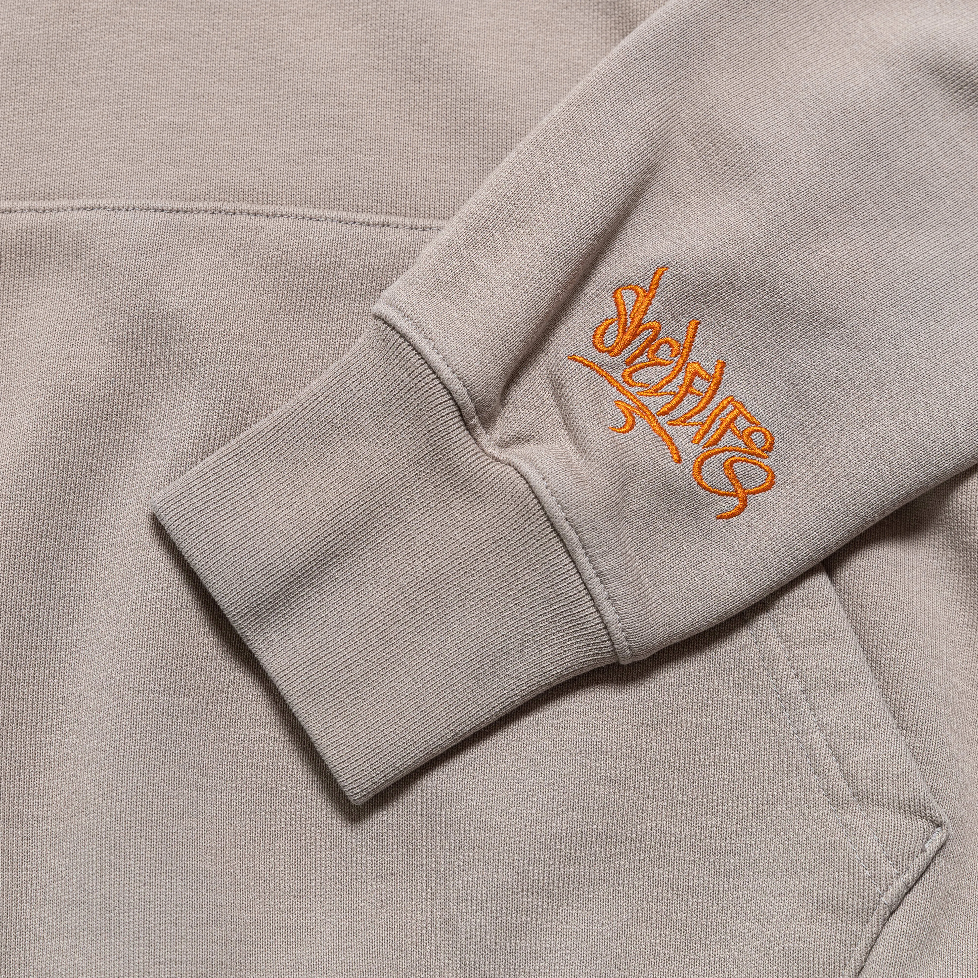 International Flight Club Hoodie  Shelflife - Enigma Stone/Total Orange