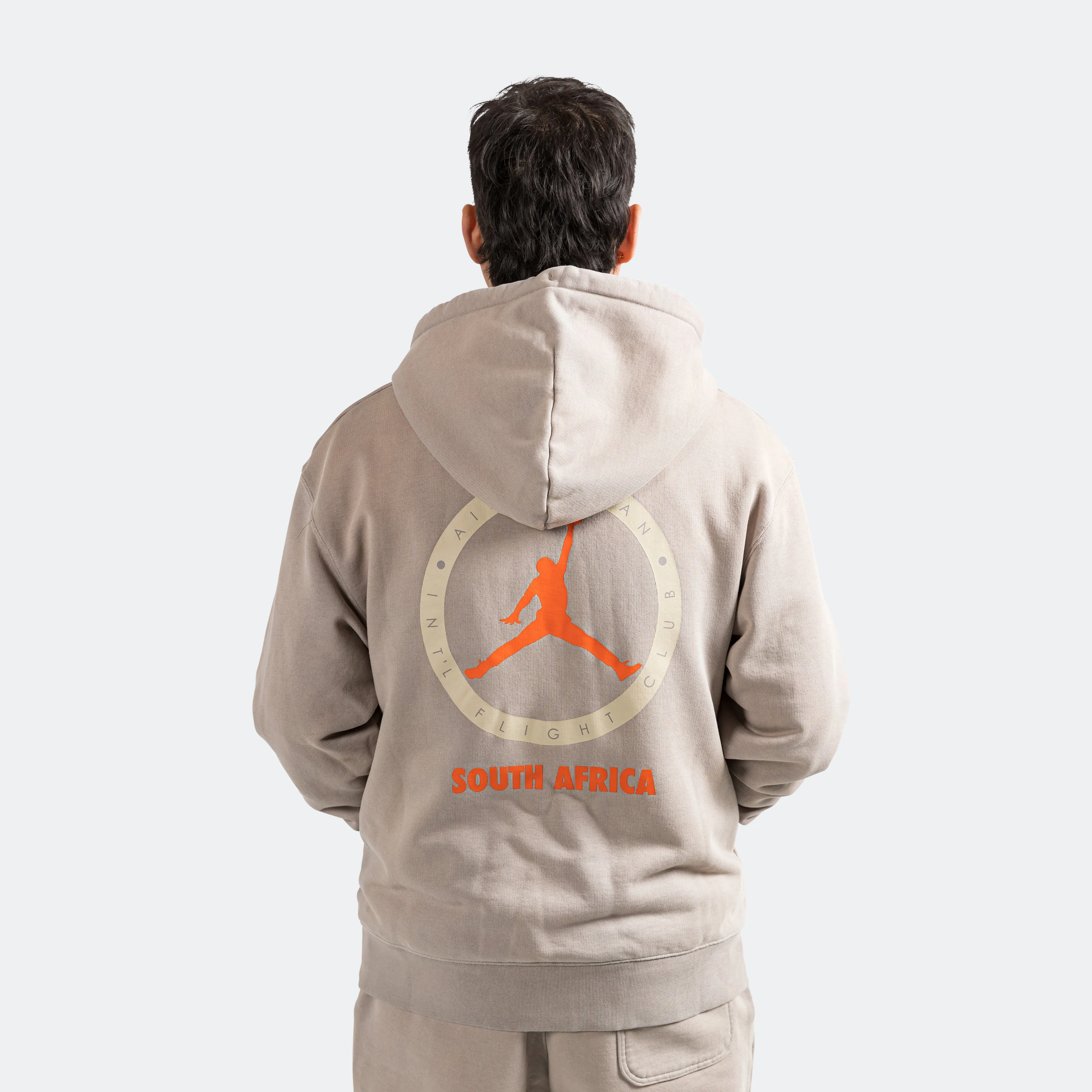International Flight Club Hoodie  Shelflife - Enigma Stone/Total Orange