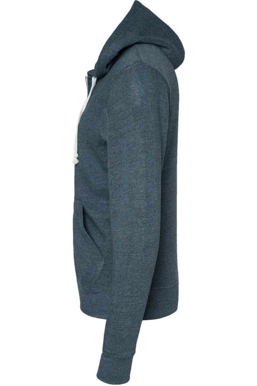 J. America Triblend Full-Zip Hooded Sweatshirt