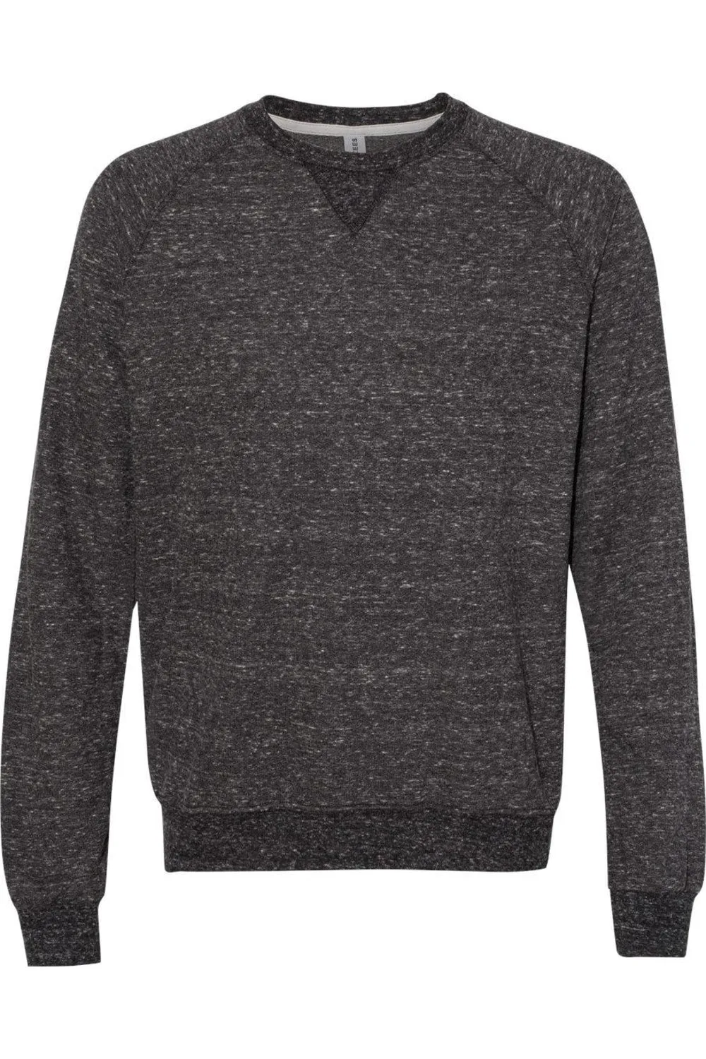JERZEES Snow Heather French Terry Crewneck Sweatshirt
