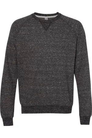 JERZEES Snow Heather French Terry Crewneck Sweatshirt