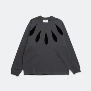 Jester Oversized Crewneck - Washed Black Jersey