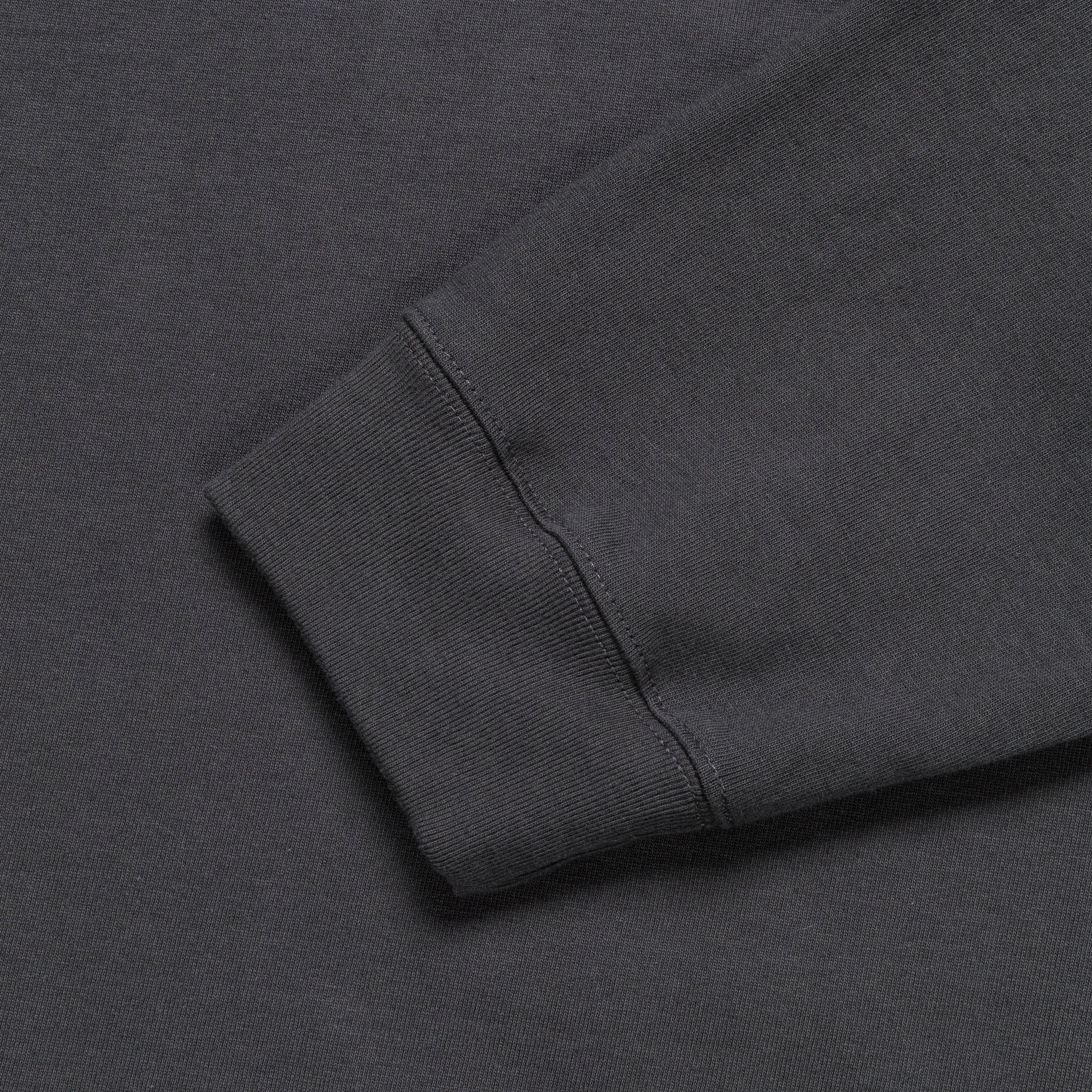 Jester Oversized Crewneck - Washed Black Jersey