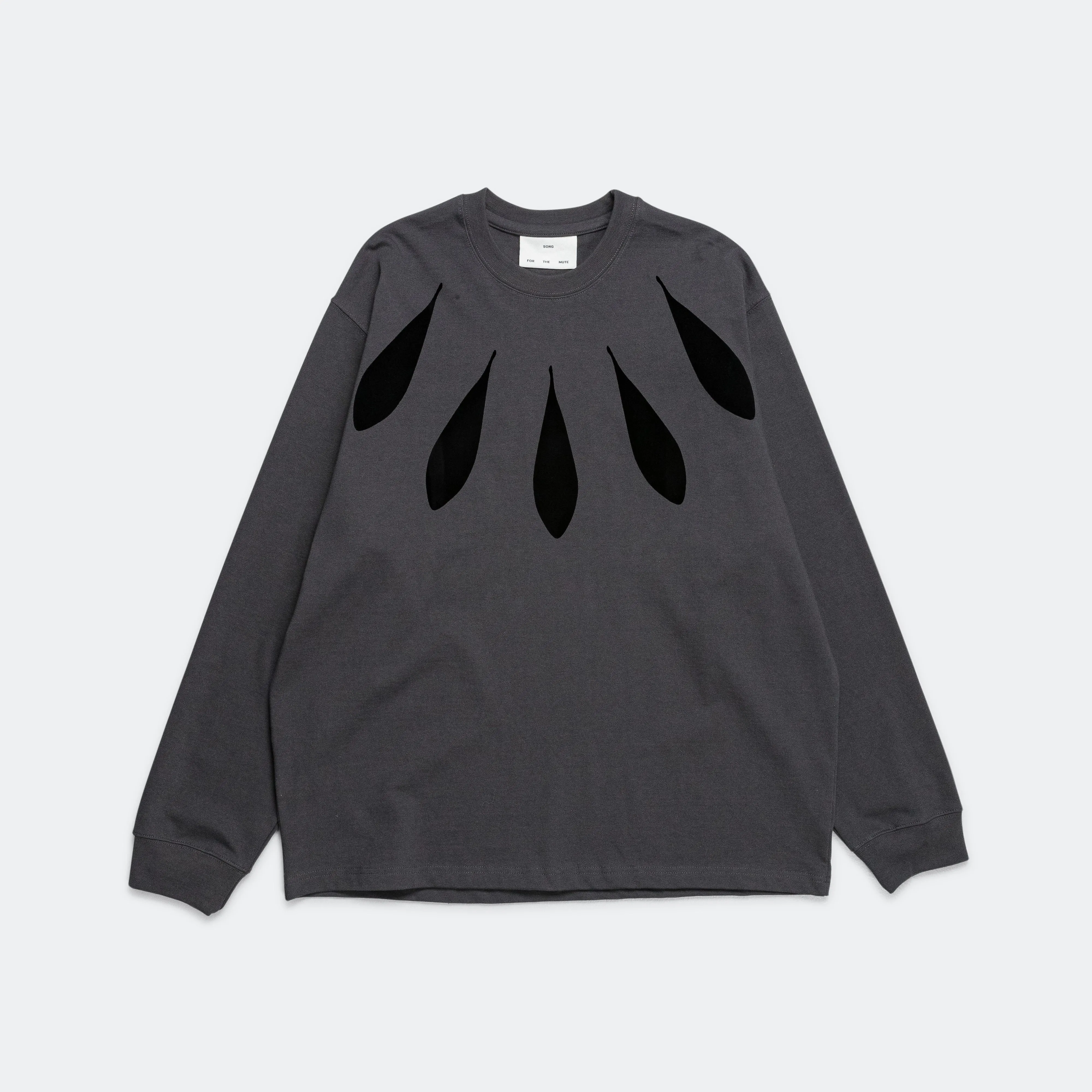 Jester Oversized Crewneck - Washed Black Jersey