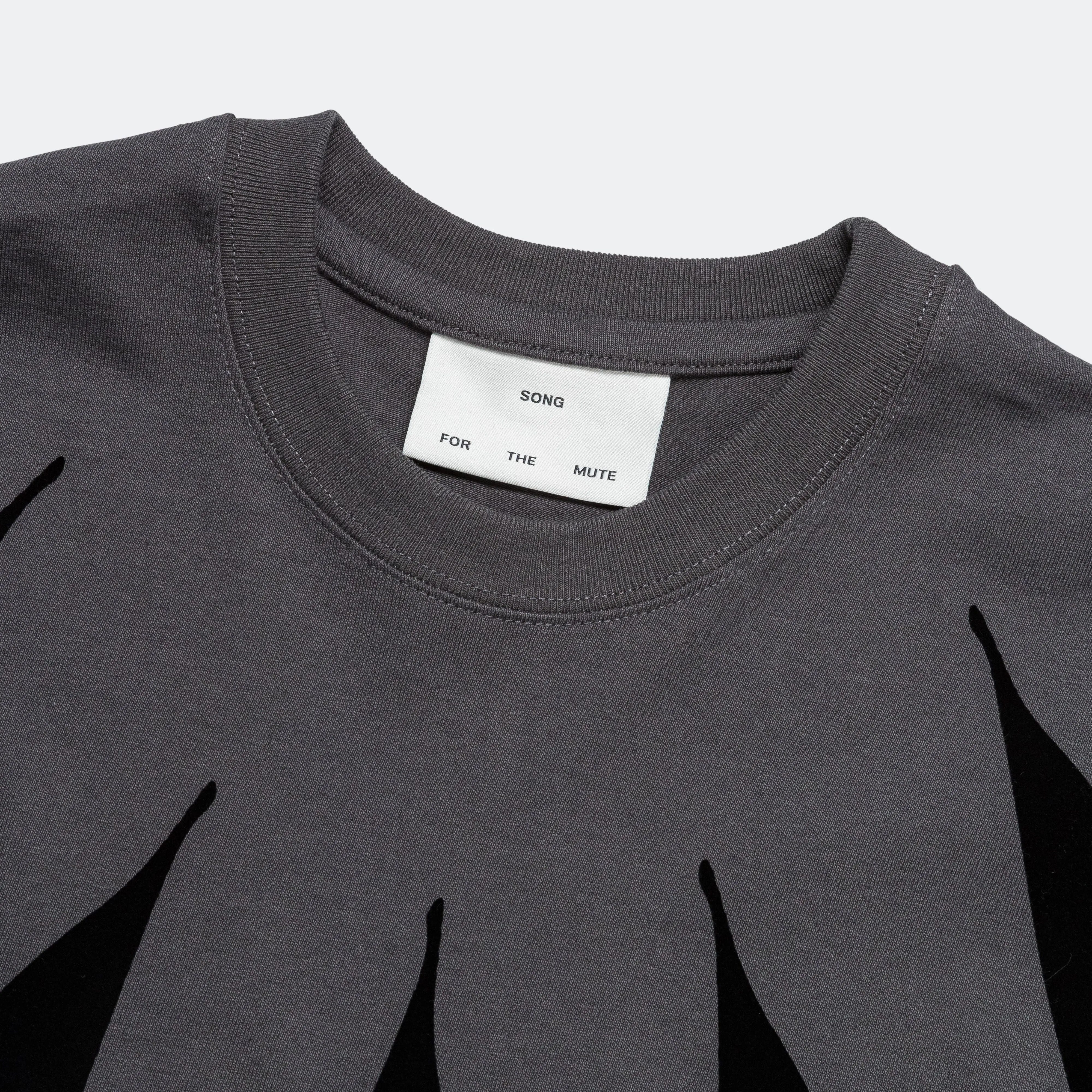 Jester Oversized Crewneck - Washed Black Jersey