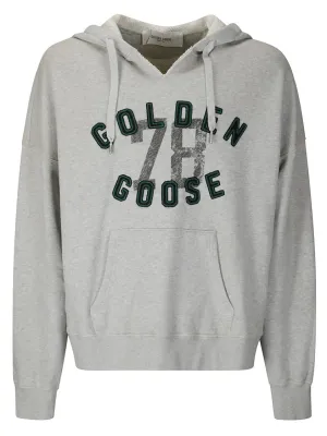 Journey Embroidered Logo Drawstring Sweatshirt