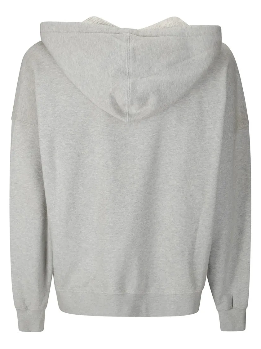 Journey Embroidered Logo Drawstring Sweatshirt