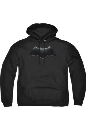 Justice League Movie Batman Logo Adult Pull Over Hoodie / Hooded Sweatshirt