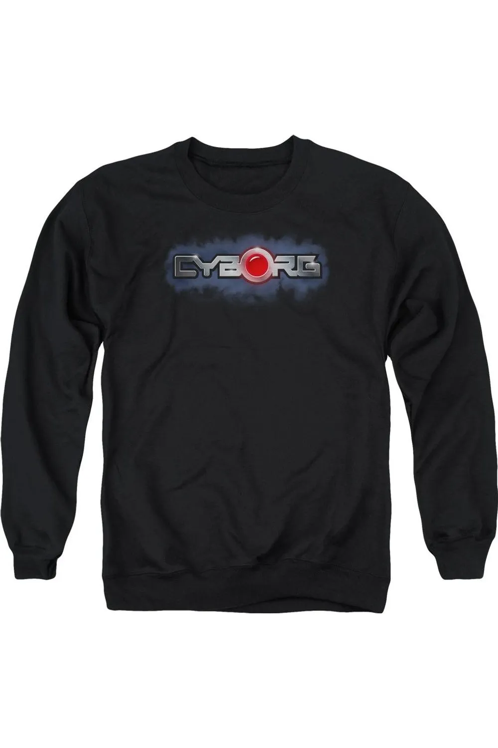 Justice League of America Cyborg Title Adult Crewneck Sweatshirt