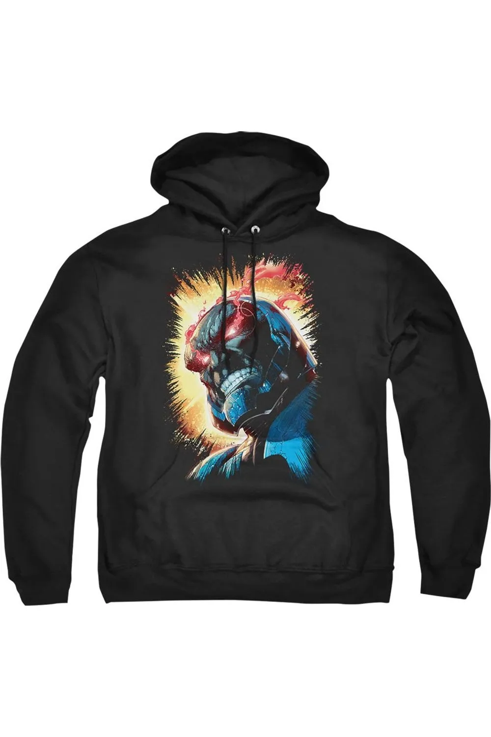 Justice League of America Darkseid Is Adult Pull Over Hoodie / Hooded Sweatshirt