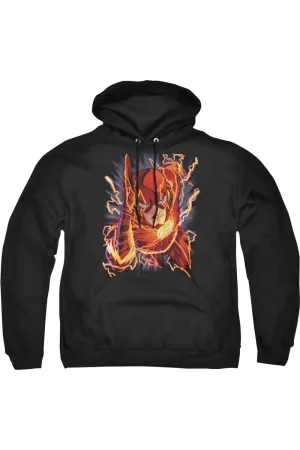 Justice League of America Flash #1 Adult Pull Over Hoodie / Hooded Sweatshirt
