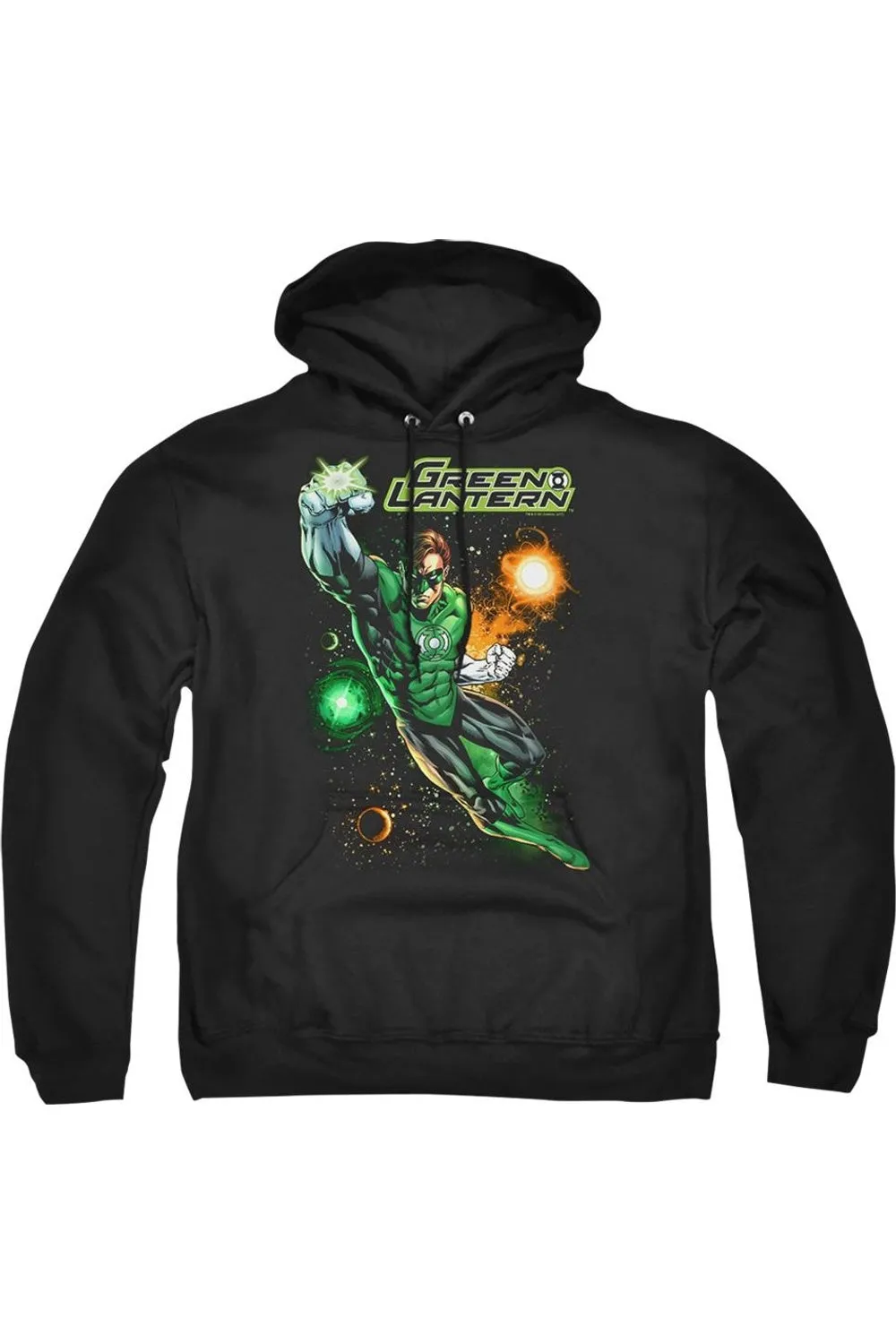 Justice League of America Galactic Guardian Adult Pull Over Hoodie / Hooded Sweatshirt