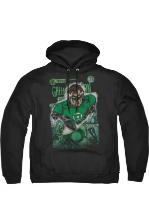 Justice League of America Green Lantern #1 Distress Adult Pull Over Hoodie / Hooded Sweatshirt