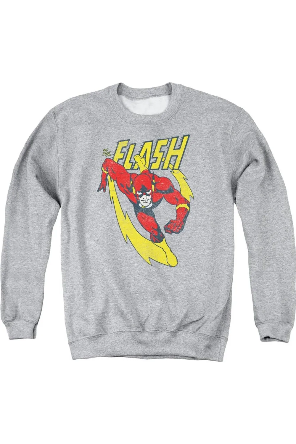 Justice League of America Lightning Trail Adult Crewneck Sweatshirt