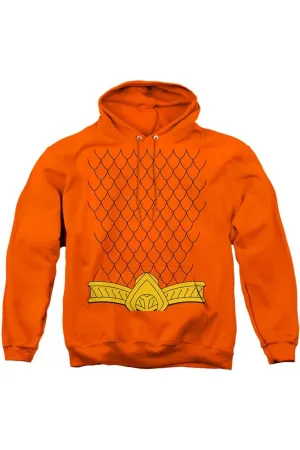 Justice League of America New Aquaman Uniform Adult Pull Over Hoodie / Hooded Sweatshirt