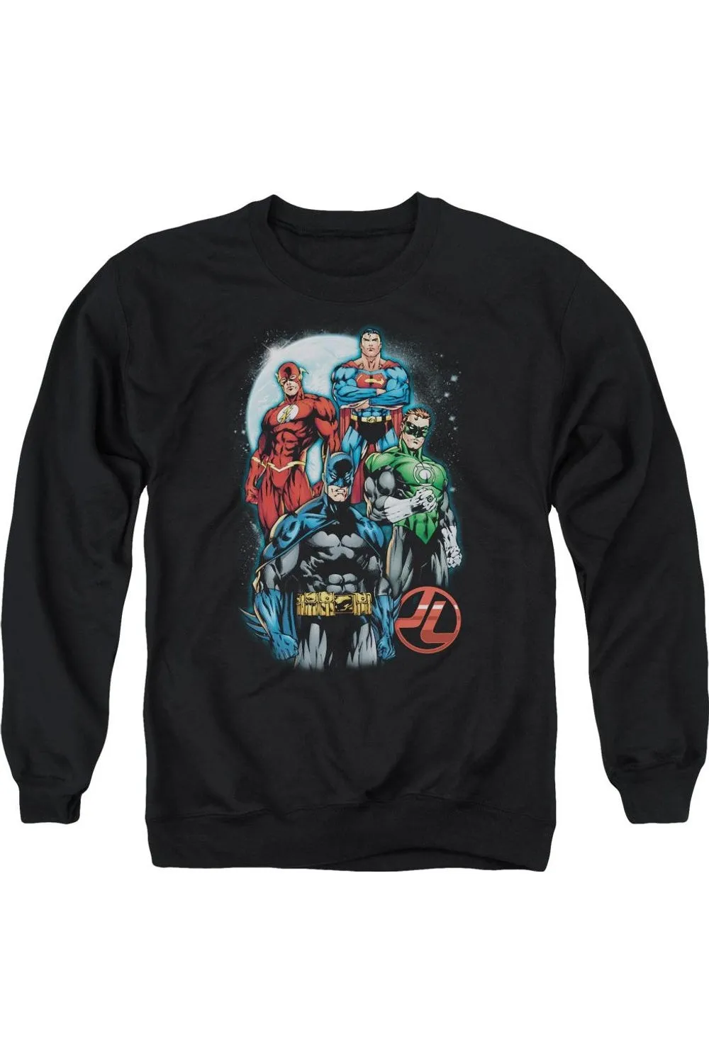 Justice League of America The Four Adult Crewneck Sweatshirt