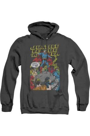 Justice League of America Ultimate Scarifice Adult Heather Hoodie / Hooded Sweatshirt