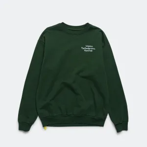 Kelp Elbow Crew - Green Olive
