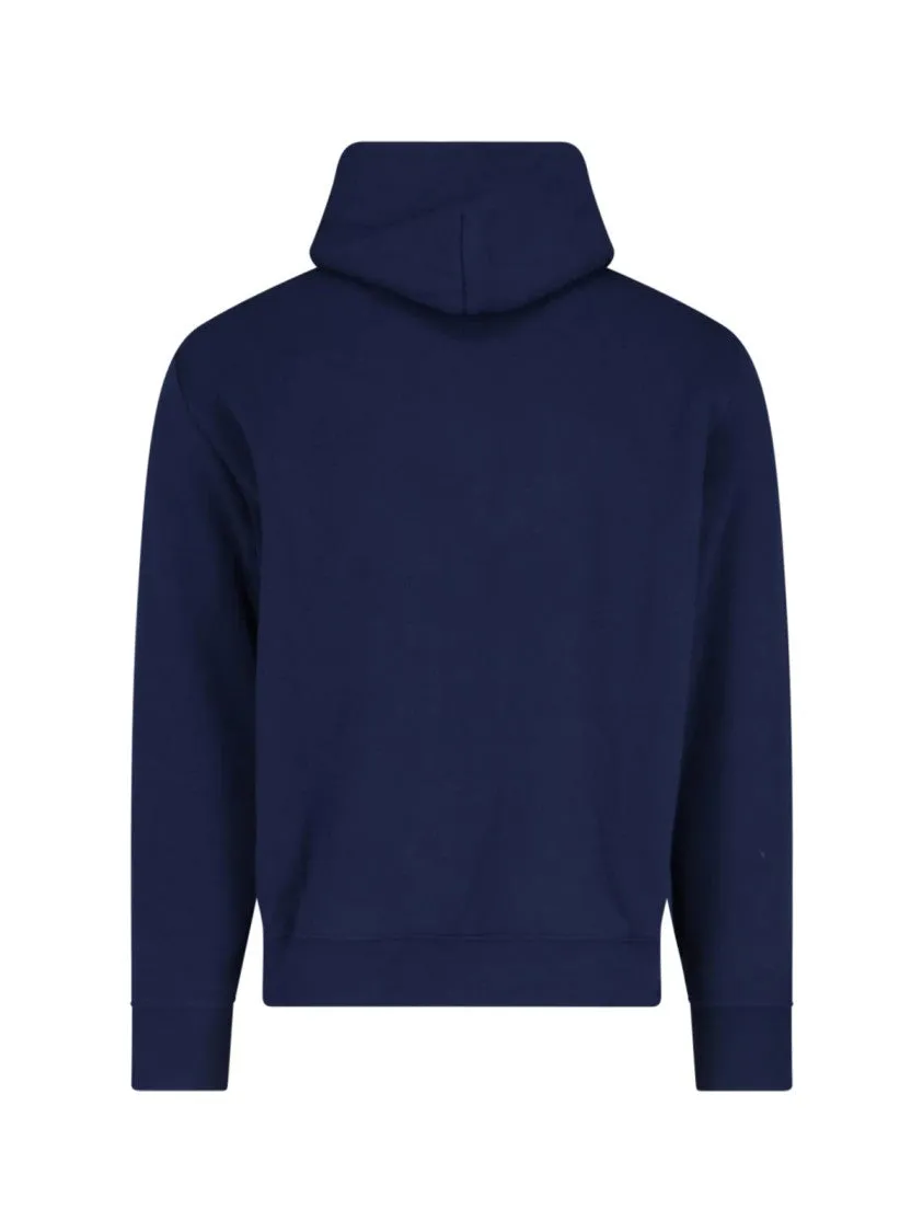 Logo" Hoodie  Navy Blue