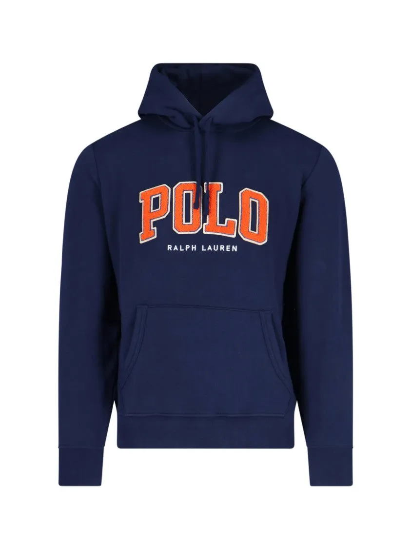 Logo" Hoodie  Navy Blue