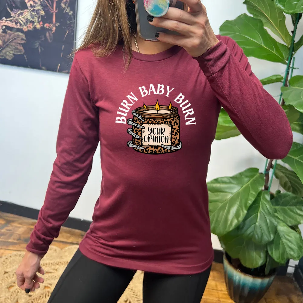 Long Sleeve Tee | Burn Baby Burn