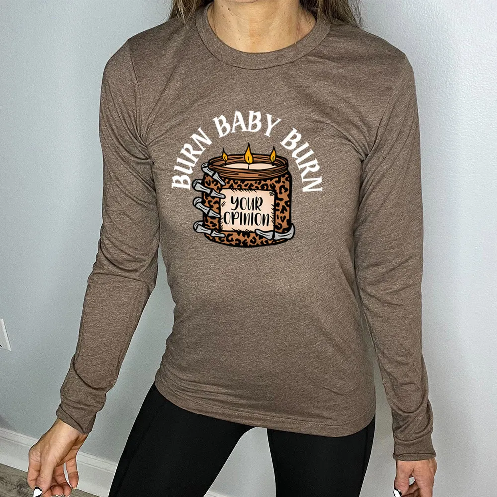 Long Sleeve Tee | Burn Baby Burn