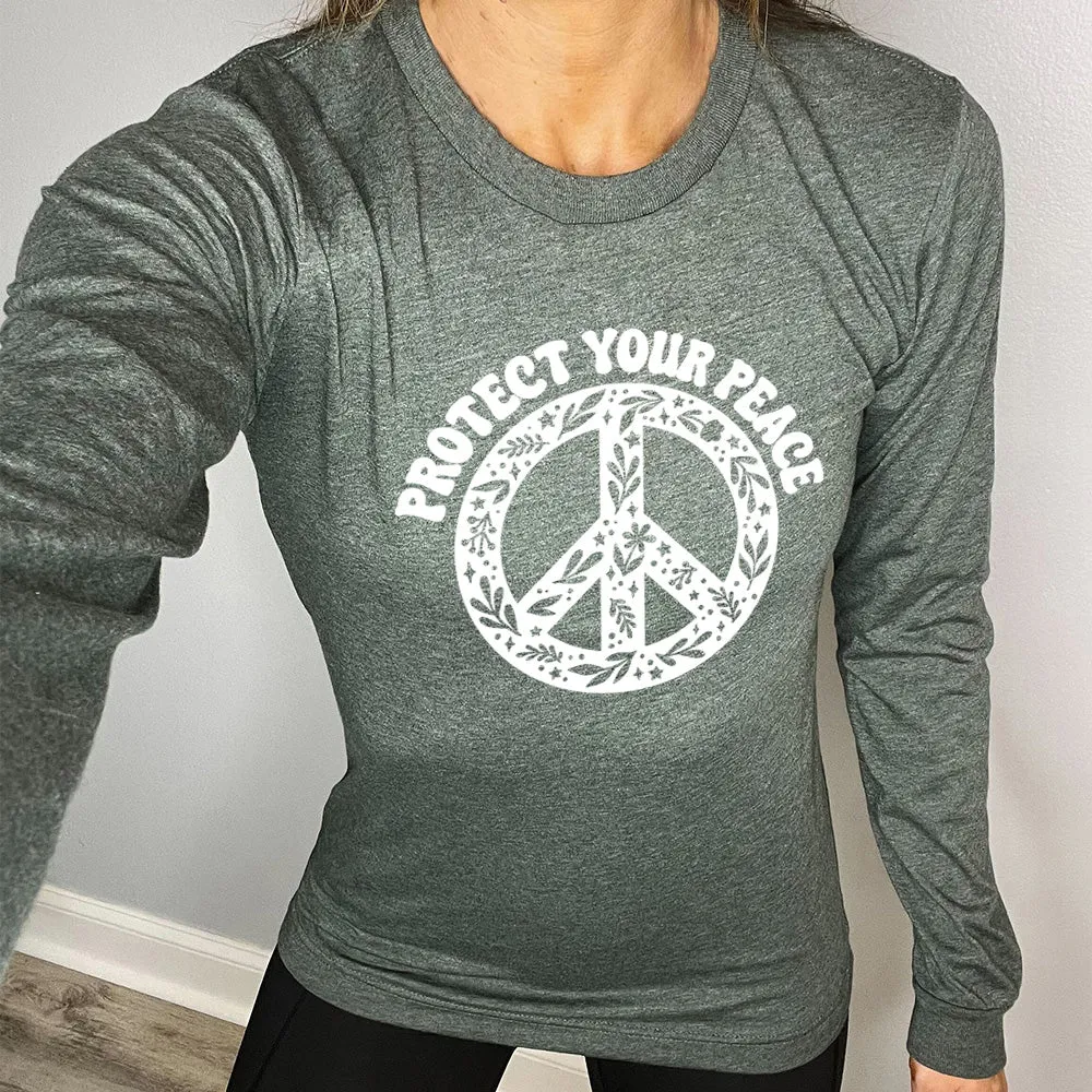 Long Sleeve Tee | Protect Your Peace